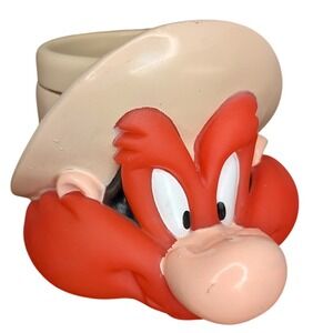 Vintage Yosemite Sam‎ Looney Tunes 3D Mug Coffee Cup Promotional 1996